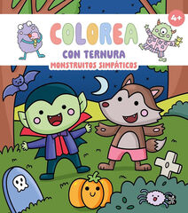 Colorea con ternura: Monstruitos simp&aacute;ticos