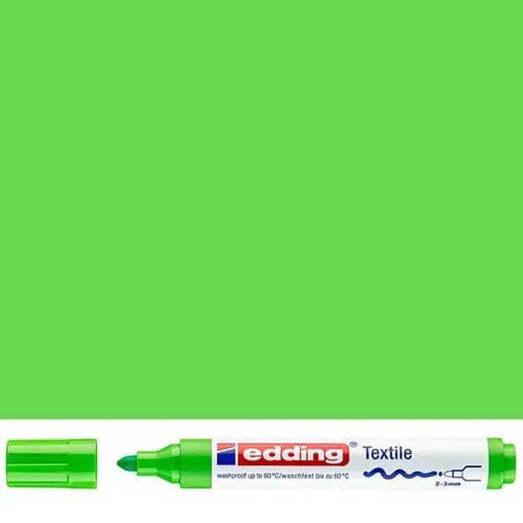 Rotulador Edding Textile 4500 verde claro
