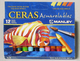 MANLEY Ceras de colores, 15 colores - Ceras Kalamazoo