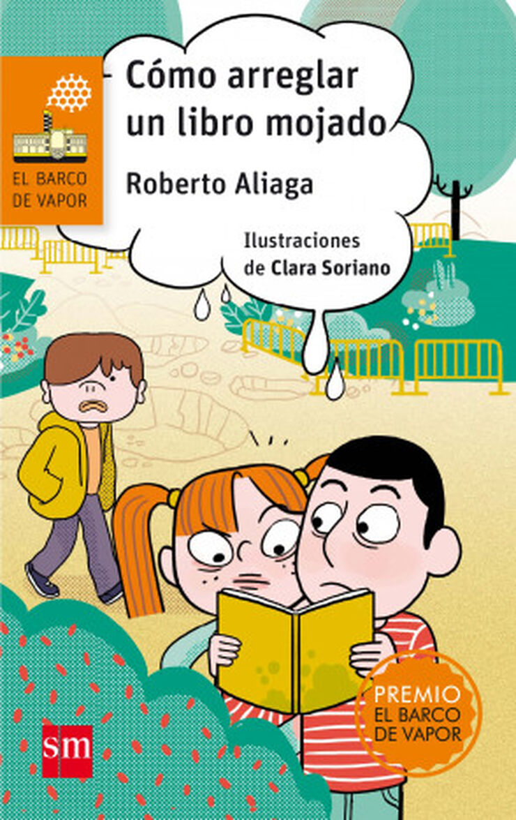 Cómo arrélar un libro mojado