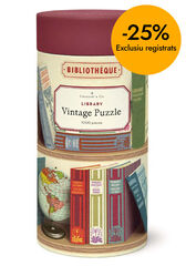 Puzzle 1000 piezas Cavallini Library Books