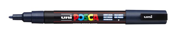 Rotulador Posca PC-3M 0,9-1,3mm azul marino