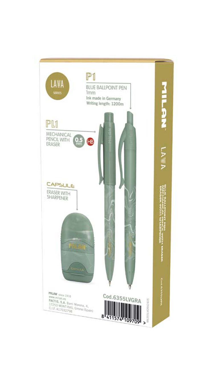 Bolígrafo Portaminas Afilaborra Lava verde
