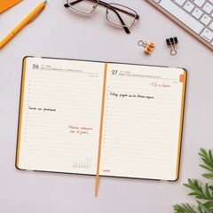 Agenda Finocam Llisa F4 dia/pàg cas 2026 blau