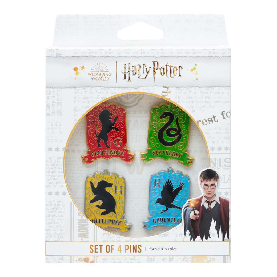 Pins Harry Potter Casas de Hogwarts 4u
