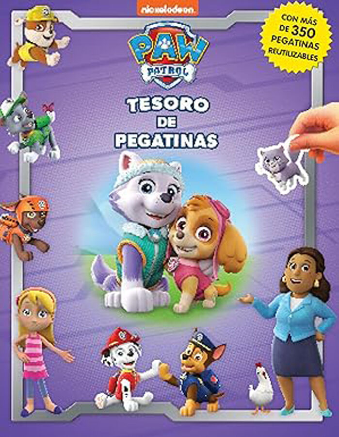 Paw Patrol / La Patrulla Canina. Tesoro de pegatinas