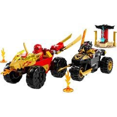 LEGO® NINJAGO Batalla de Cotxes i Motos de Kai i Ras 71789