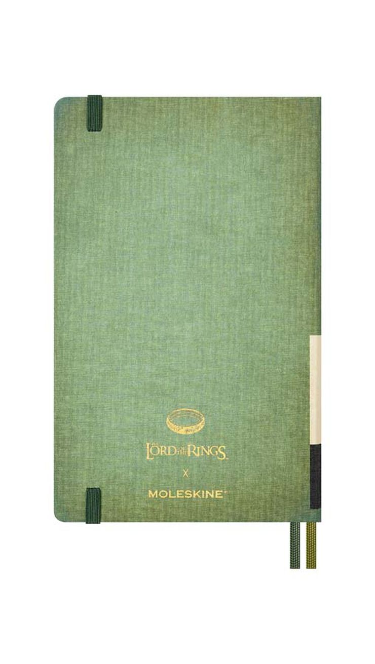Agenda Moleskine tapa dura diaria Large 2027 El Se&ntilde;or de los Anillos