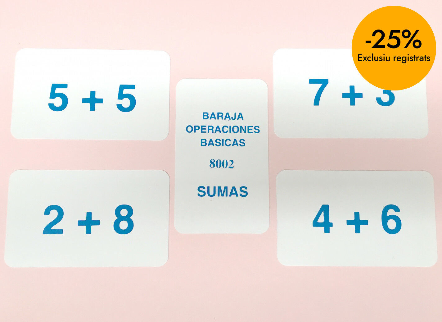 Joc de matem&agrave;tiques Nardil Cartes de sumes