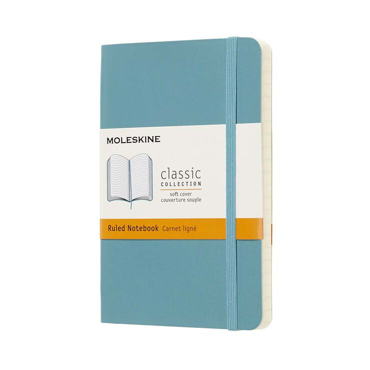 Llibreta Moleskine Soft L Blau Ratlla