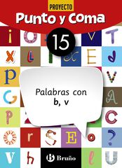 Punto Y Coma Lengua 15 Palabras Con B , V