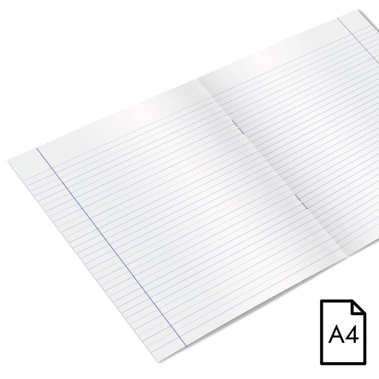 Llibreta A4 Grapa 48F Ratlla Blau Abacus Llibreta A4 Grapa 48F Ratlla Blau Abacus