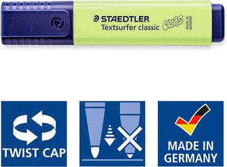 Marcadores Staedtler Textsurfer Vintage verde lima 10u