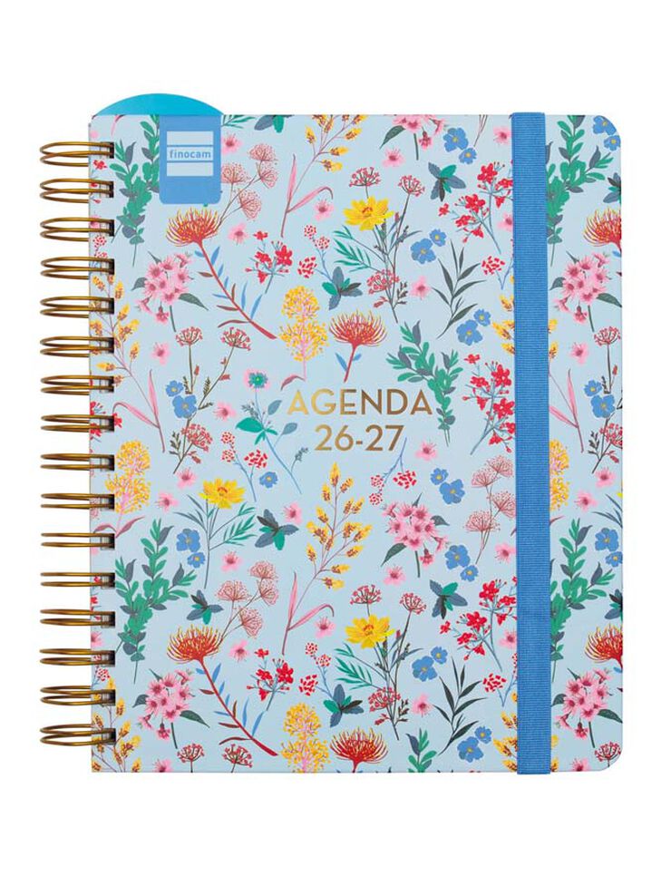 Agenda Profesor Design | 1/4 Semana Vista, Castellano (2026-2027) &ndash; Flower