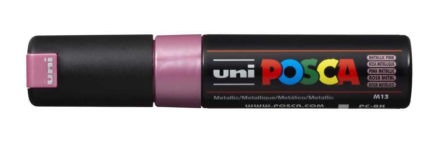 Retolador Posca PC-8K 8mm rosa metall