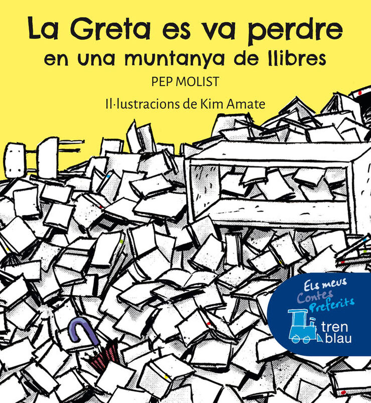 La Greta es va perdre en una muntanya de llibres