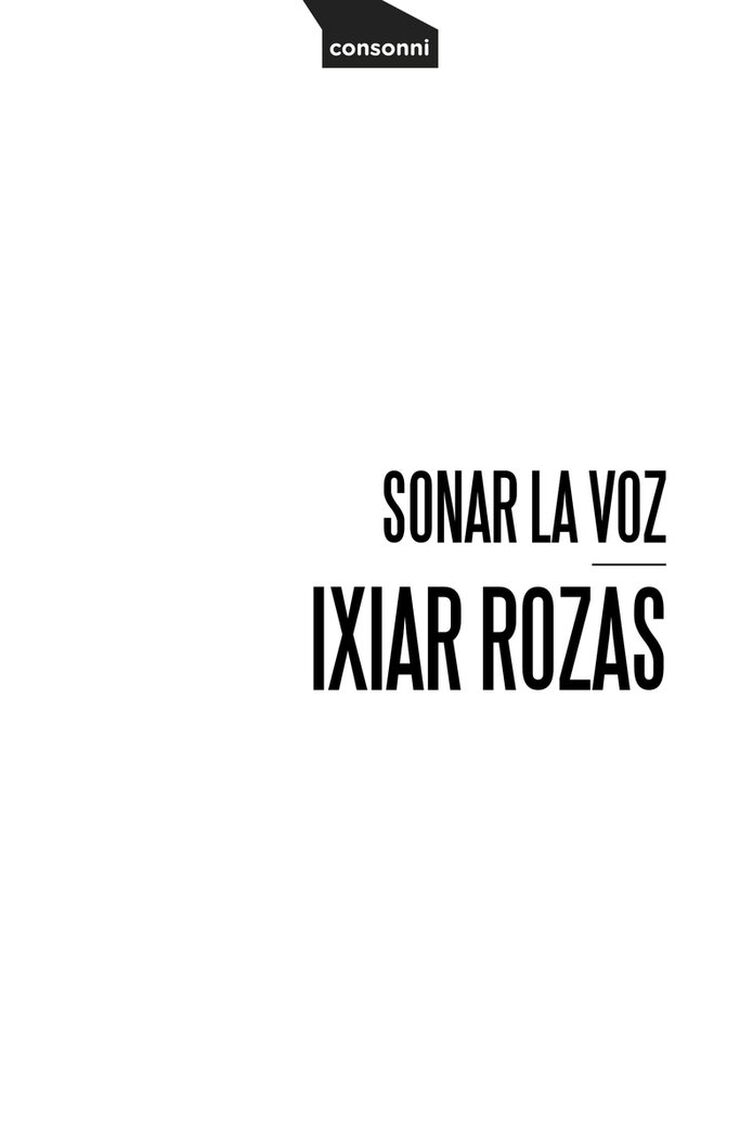 Sonar la voz