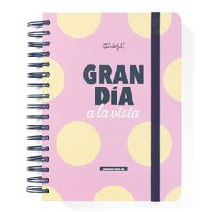 Agenda escolar Mr. Wonderful Wonder día/pág cas 2025-26 Gran día a la vista