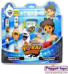 Yo-Kai Set Reloj+Bolígrafo+Diario