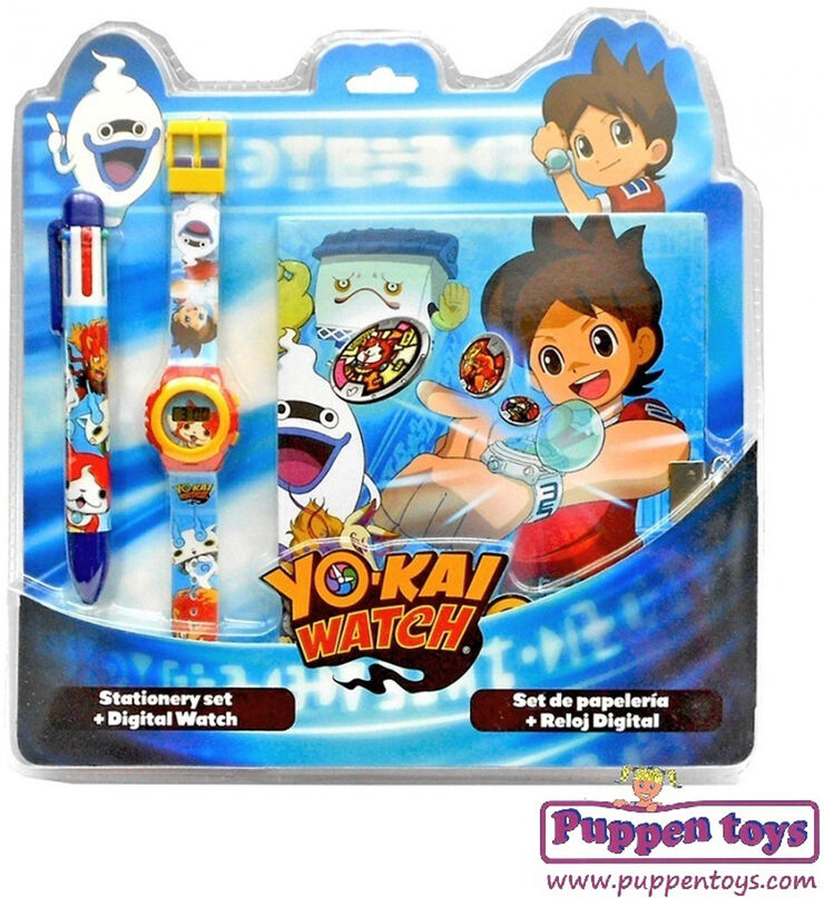 Yo-Kai Set Reloj+Boli+Diario