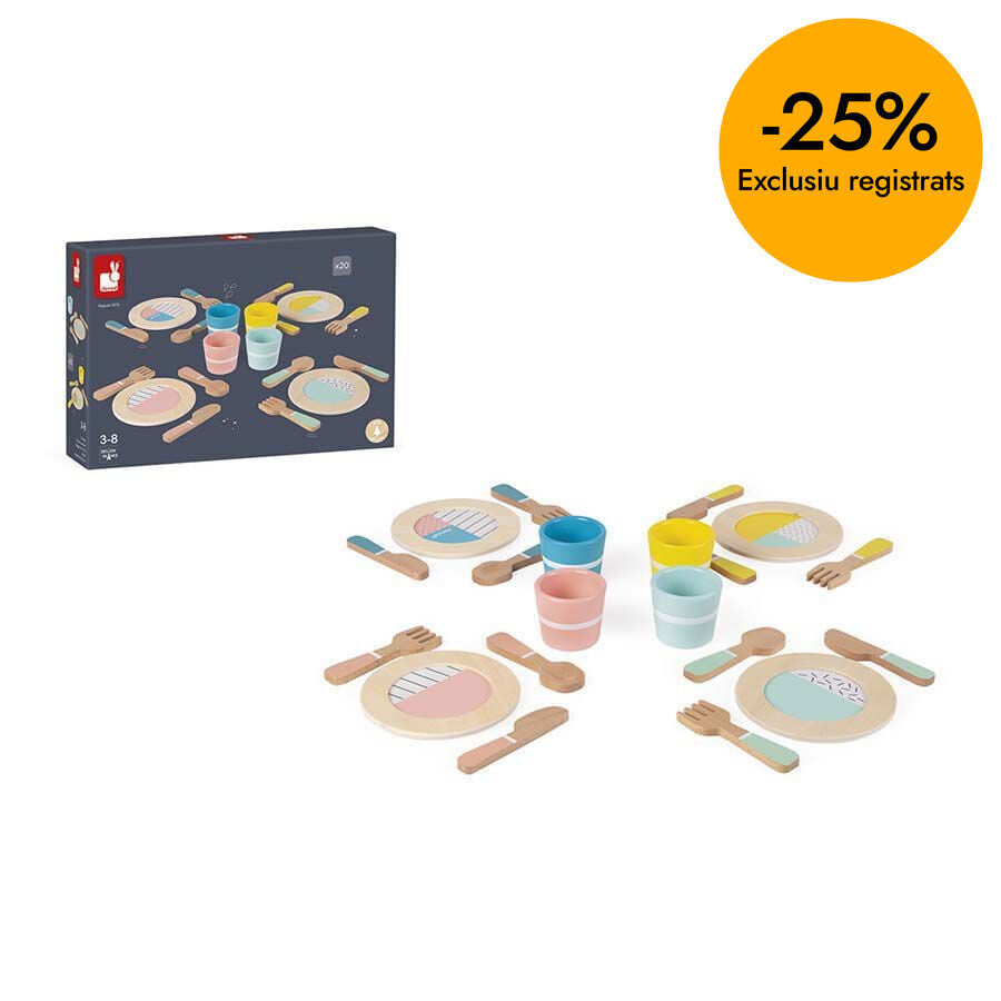 Plats, gots i coberts de fusta