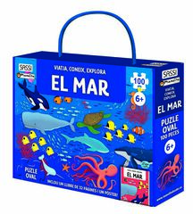 Libro y puzle El mar 100 piezas