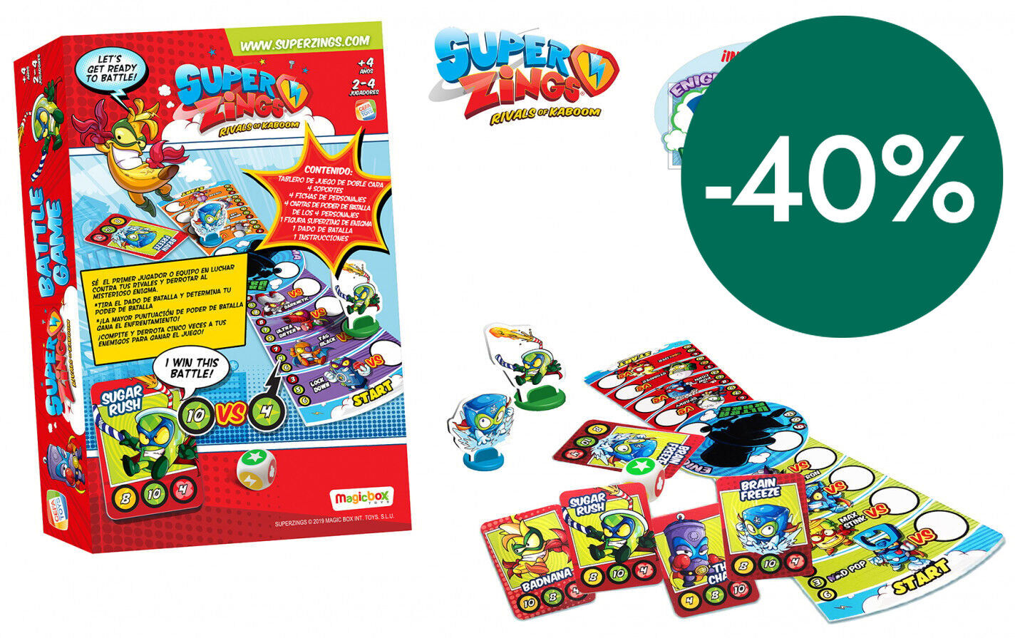 Superzing enigma + 1 figura Cefa