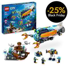 LEGO® City SubmariNo Explorador de las Profundidades Marinas 60379