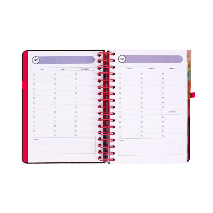 Agenda Mr. Wonderful Peque&ntilde;a Semana Vista Castellano Aesthetic 2027