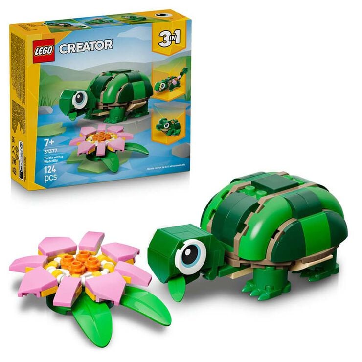 LEGO® LEGO Creator Tortuga amb Flor de Nenúfar 31377