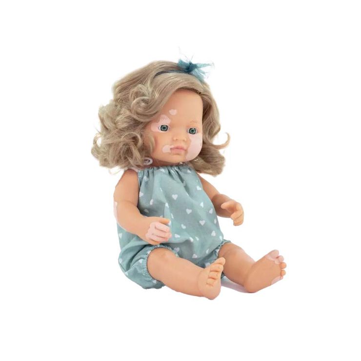 Muñeca Gema con Vitiligo 38 cm