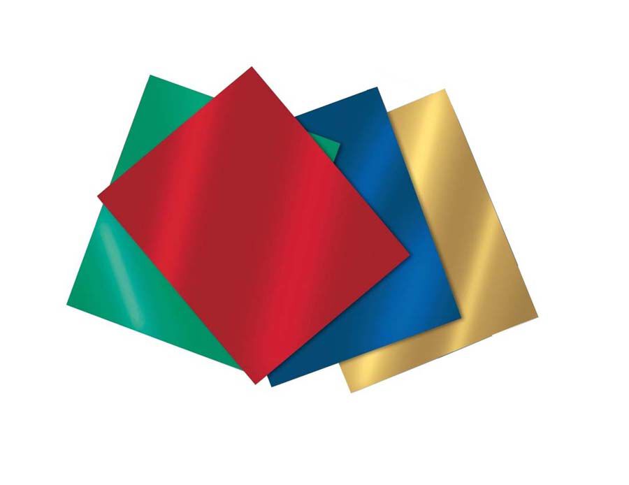 Cartulina Ineta 50x65 240g metal azul 10u