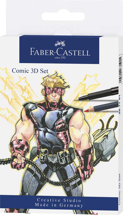 Estoig Regal Faber-Castell Il·lustr. Còmic 3D 11 pcs