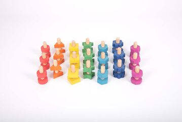 Roscas y tornillos de madera 21 piezas