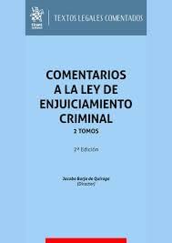 Comentarios a la ley de enjuiciamiento criminal 2 Tomos 2&ordf; Edici&oacute;n