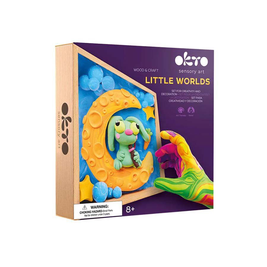 Okto DIY Pintura creativa sensorial 3D Luna