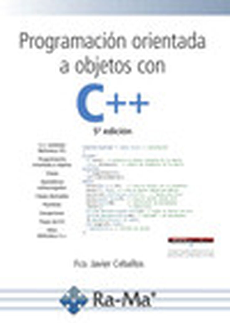 Programación orientada a objetos con C++