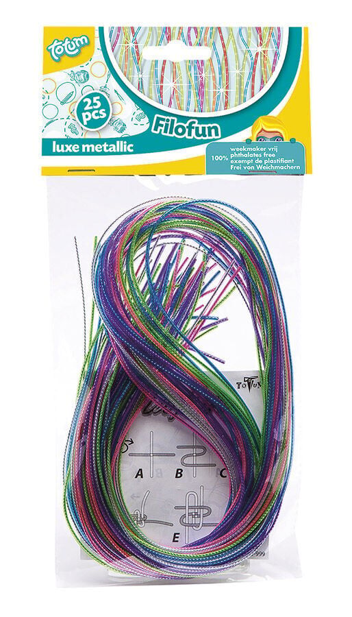 Totum Filofun Luxe Metallic, 25 hilos de 80cm