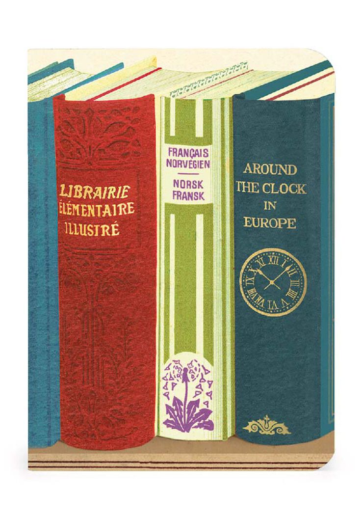 Set 3 Mini Llibreta Cavallini Library Books