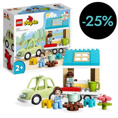 LEGO® Duplo Casa Familiar con Ruedas y Coche 10986