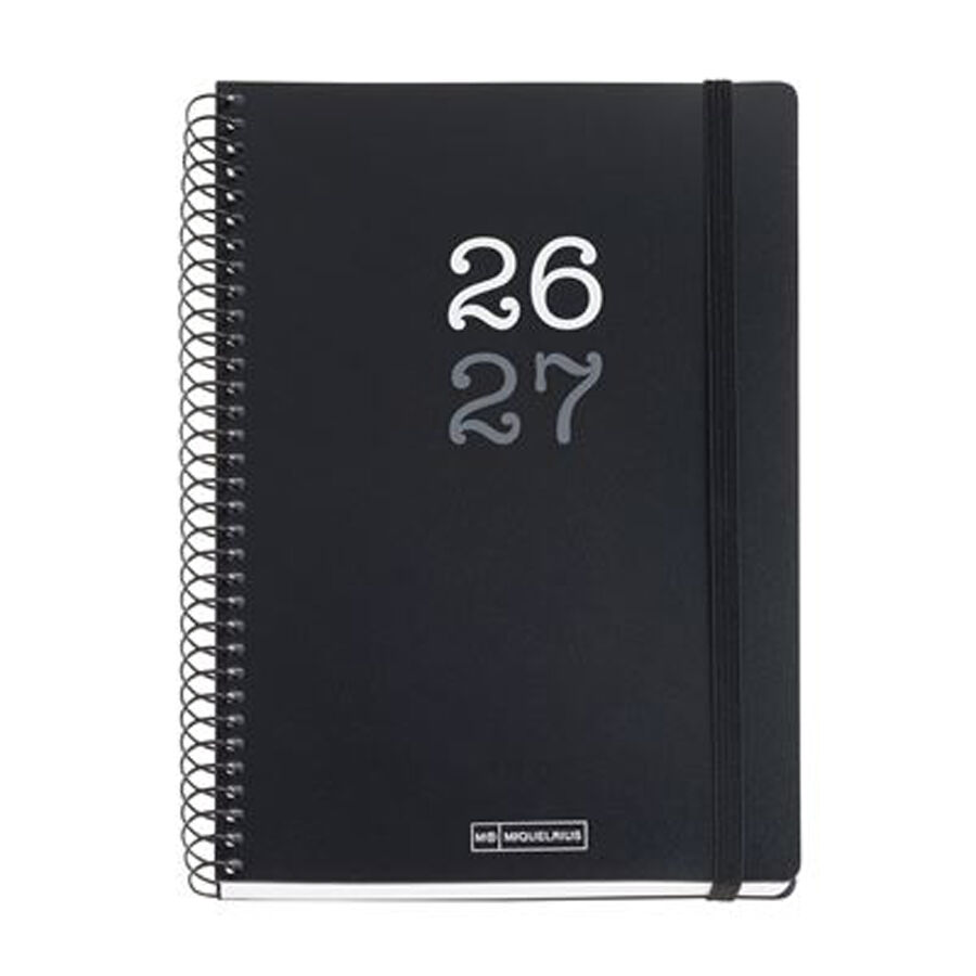 Agenda Escolar Plus D/P Cat. 2026-2027 Negre