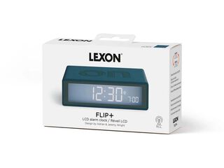 Reloj despertador Lexon Flip + Bf9 azul oscuro