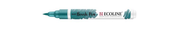 Rotulador Ecoline Brush Pen verde azulado 640