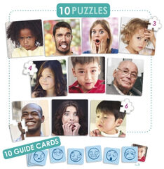 Puzzle Akros  Les 1 emocions 10U