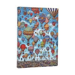 Agenda Paperblanks Flex Midi Dia P&agrave;gina Angl&egrave;s 2027 Globus Aerost&agrave;tics