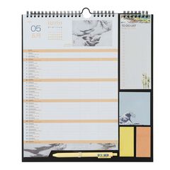 Planificador 16 meses mes/vista mult 2025-26 Hokusai