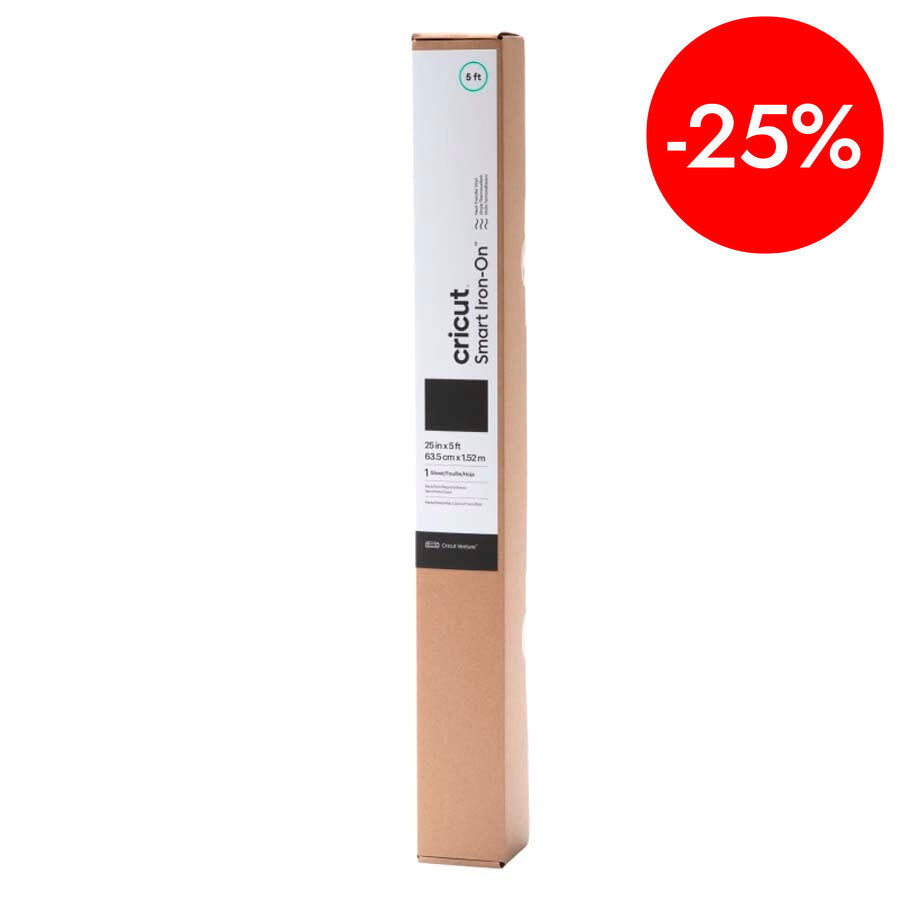 Cricut Venture Smart Iron-On negre 63,5x152