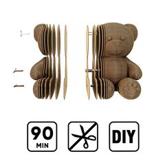 Puzzle 3D Cartonic Teddy