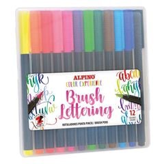 Rotuladores pincel Alpino Lettering 12 colores