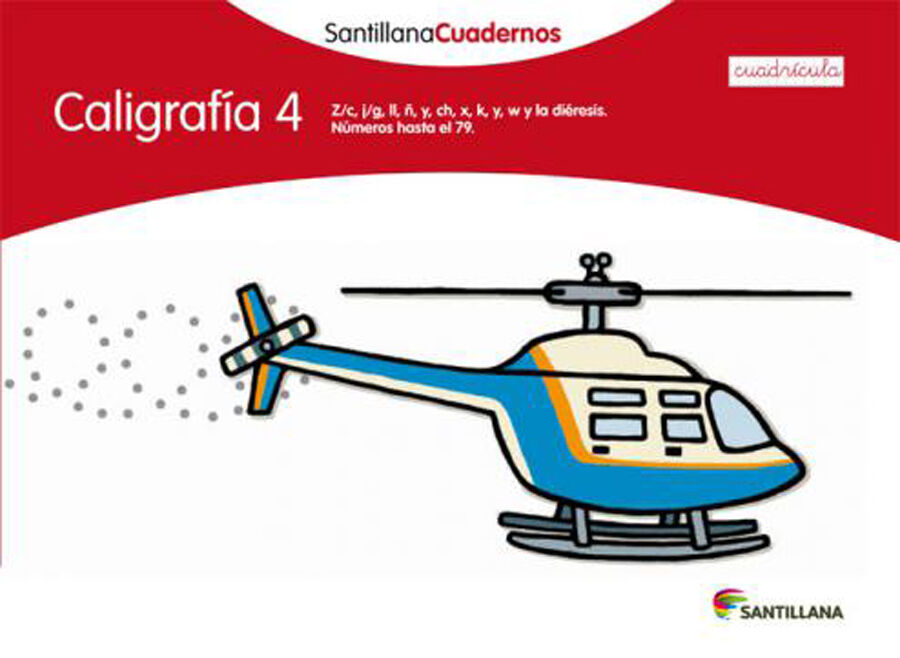 Caligraf&iacute;a 04 Cuadr&iacute;cula Primaria Santillana